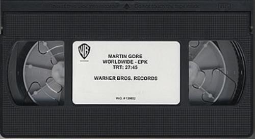 Martin Gore Worldwide - EPK video (VHS or PAL or NTSC) US GORVIWO379942