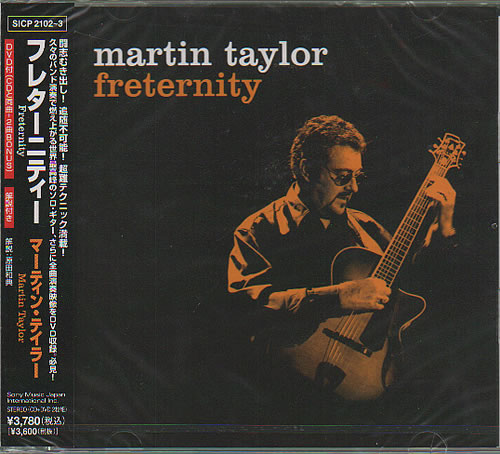 Martin Taylor Freternity - Sealed 2-disc CD/DVD set Japanese M7R2DFR635054