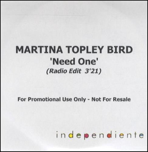 Martina Topley Bird Need One CD-R acetate UK M/TCRNE250353