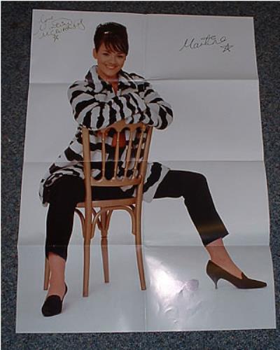 Martine McCutcheon Autographed Poster poster UK UTCPOAU259418