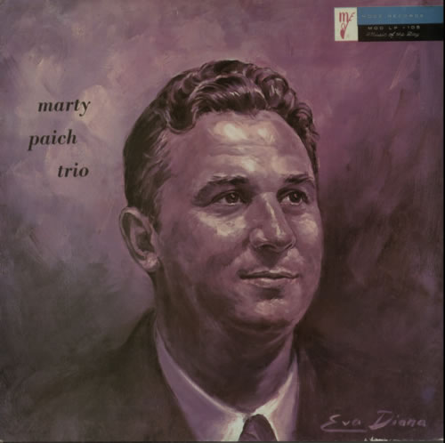 Marty Paich Marty Paich Trio - Autographed vinyl LP album (LP record) US MYPLPMA619557