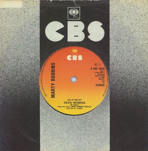Marty Robbins Devil Woman 7" vinyl single (7 inch record / 45) UK M/R07DE789224