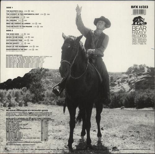 Marty Robbins In The Wild West Part 5 vinyl LP album (LP record) German M/RLPIN848323