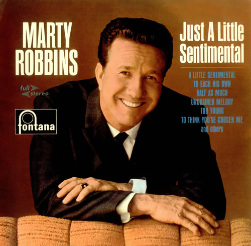 Marty Robbins Just A Little Sentimental vinyl LP album (LP record) UK M/RLPJU456797