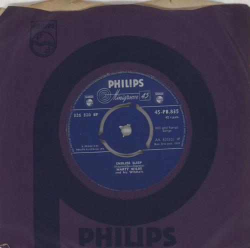 Marty Wilde Endless Sleep 7" vinyl single (7 inch record / 45) UK YTM07EN554568