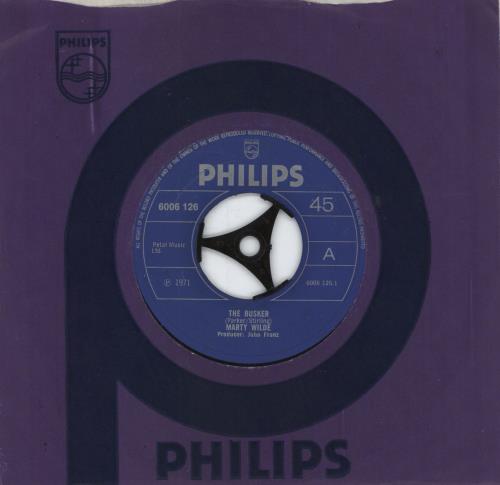 Marty Wilde The Busker 7" vinyl single (7 inch record / 45) UK YTM07TH815775