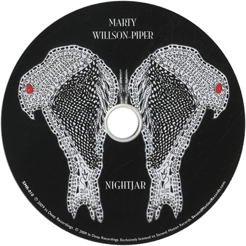 Marty Willson-Piper Nightjar CD album (CDLP) US MWPCDNI461091