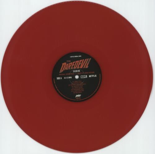 Marvel Daredevil Season One - 180gm Red Vinyl vinyl LP album (LP record) US 6AWLPDA876235