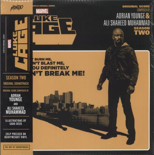 Marvel Marvel's Luke Cage Season Two - 180gm Yellow Smokey Vinyl 2-LP vinyl record set (Double LP Album) US 6AW2LMA876241