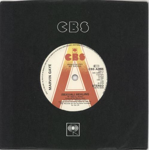 Marvin Gaye (Sexual) Healing 7" vinyl single (7 inch record / 45) UK MVG07SE730422