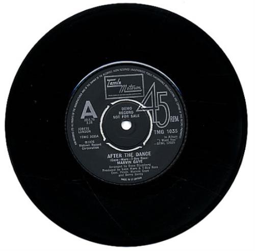 Marvin Gaye After The Dance 7" vinyl single (7 inch record / 45) UK MVG07AF346041