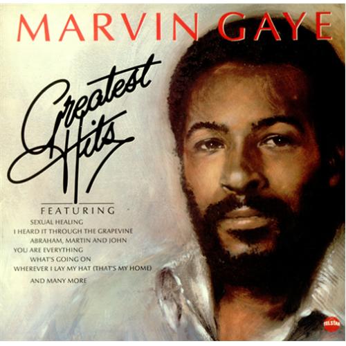 Marvin Gaye Greatest Hits vinyl LP album (LP record) UK MVGLPGR425676