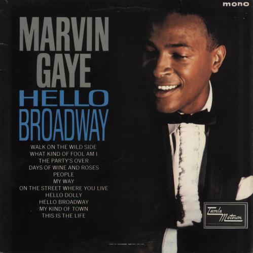 Marvin Gaye Hello Broadway vinyl LP album (LP record) UK MVGLPHE868787