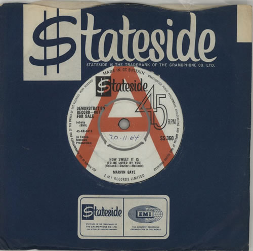 Marvin Gaye How Sweet It Is (To Be Loved By You) - A Label 7" vinyl single (7 inch record / 45) UK MVG07HO640305