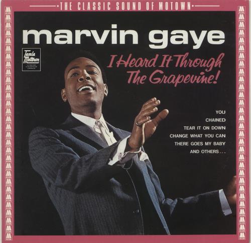 Marvin Gaye I Heard It Through The Grapevine! vinyl LP album (LP record) German MVGLPIH696422