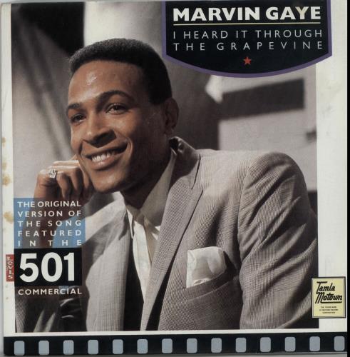 Marvin Gaye I Heard It Through The Grapevine 7" vinyl single (7 inch record / 45) UK MVG07IH276833