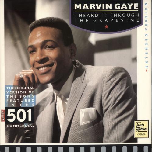 Marvin Gaye I Heard It Through The Grapevine 12" vinyl single (12 inch record / Maxi-single) UK MVG12IH741237