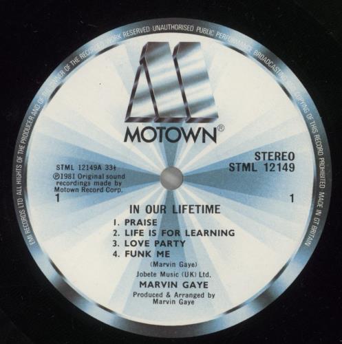 Marvin Gaye In Our Lifetime vinyl LP album (LP record) UK MVGLPIN297743