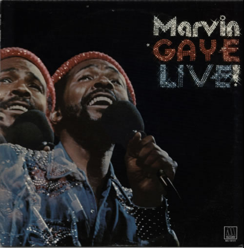 Marvin Gaye Live! vinyl LP album (LP record) UK MVGLPLI611835