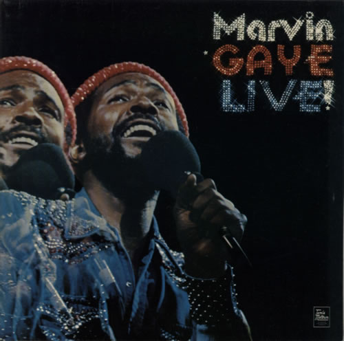 Marvin Gaye Live! vinyl LP album (LP record) UK MVGLPLI619236
