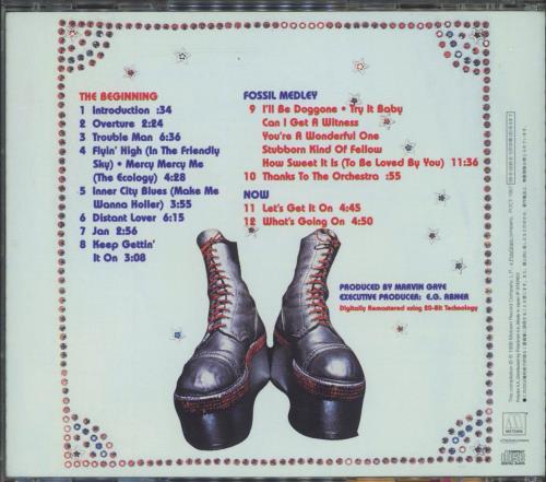 Marvin Gaye Live! CD album (CDLP) Japanese MVGCDLI806778