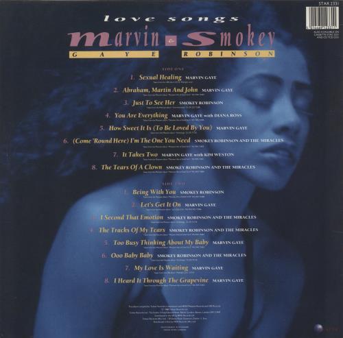 Marvin Gaye Love Songs vinyl LP album (LP record) UK MVGLPLO425622