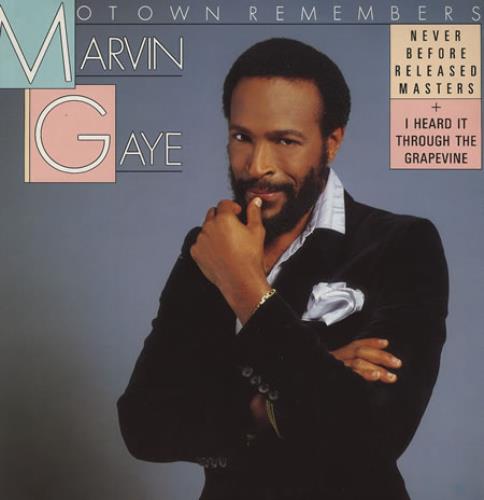 Marvin Gaye Motown Remembers vinyl LP album (LP record) German MVGLPMO374840