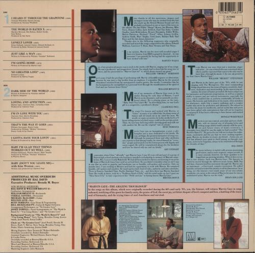 Marvin Gaye Motown Remembers vinyl LP album (LP record) German MVGLPMO374840