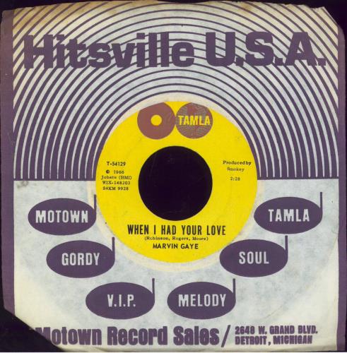 Marvin Gaye One More Heartache 7" vinyl single (7 inch record / 45) US MVG07ON459414