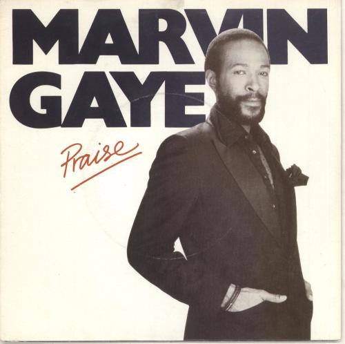 Marvin Gaye Praise + Sleeve 7" vinyl single (7 inch record / 45) UK MVG07PR733112