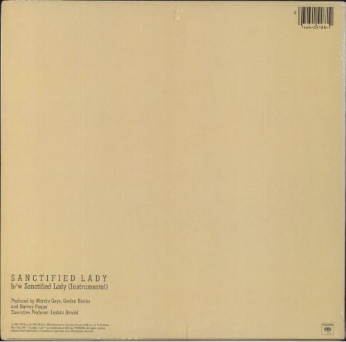 Marvin Gaye Sanctified Lady - Sealed & Stickered 12" vinyl single (12 inch record / Maxi-single) US MVG12SA801326