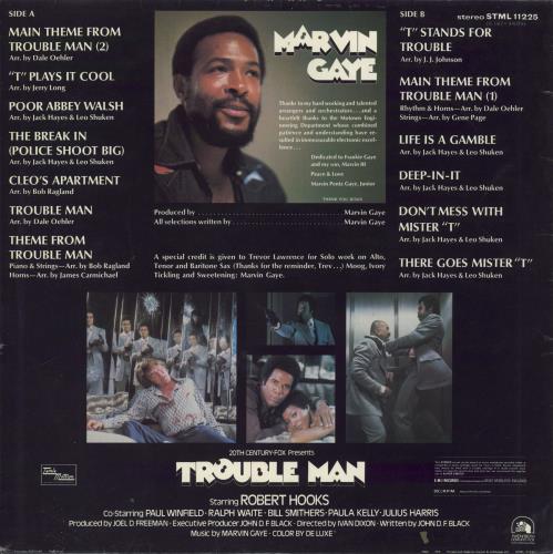 Marvin Gaye Trouble Man - 1st - VG vinyl LP album (LP record) UK MVGLPTR807664