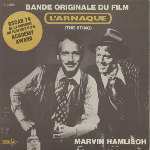 Marvin Hamlisch Bande Originale Du Film L'Arnaque [The Sting] 7" vinyl single (7 inch record / 45) French MH107BA617377