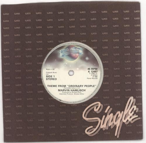 Marvin Hamlisch Theme From "Ordinary People" 7" vinyl single (7 inch record / 45) UK MH107TH731256