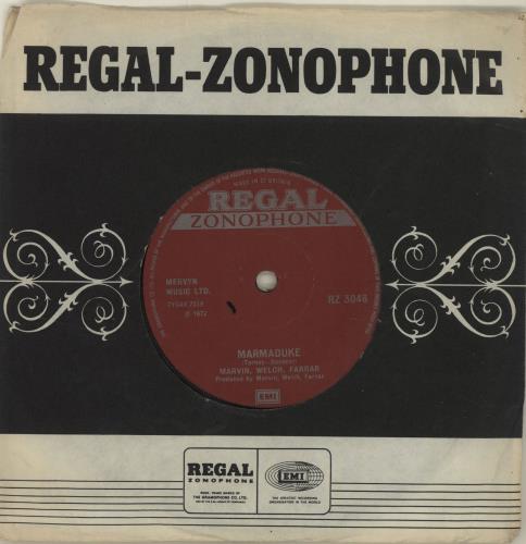 Marvin Welch & Farrar Marmaduke 7" vinyl single (7 inch record / 45) UK MWF07MA269901