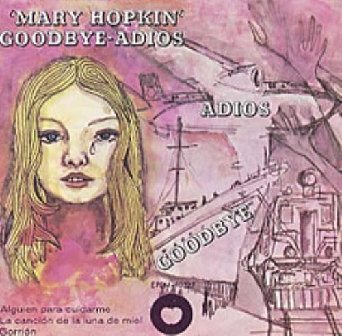 Mary Hopkin Adios 7" vinyl single (7 inch record / 45) Mexican MHP07AD193245