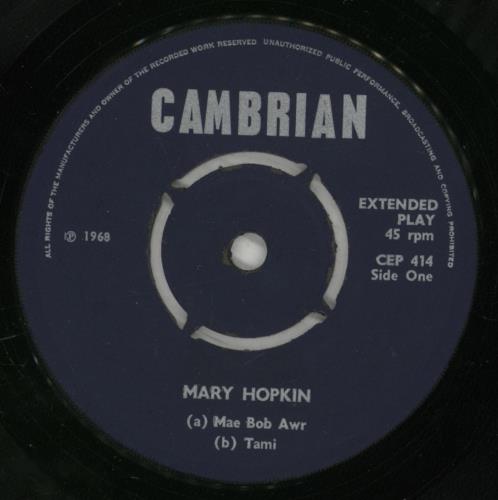 Mary Hopkin Llais Swynol E.P. 7" vinyl single (7 inch record / 45) UK MHP07LL92777