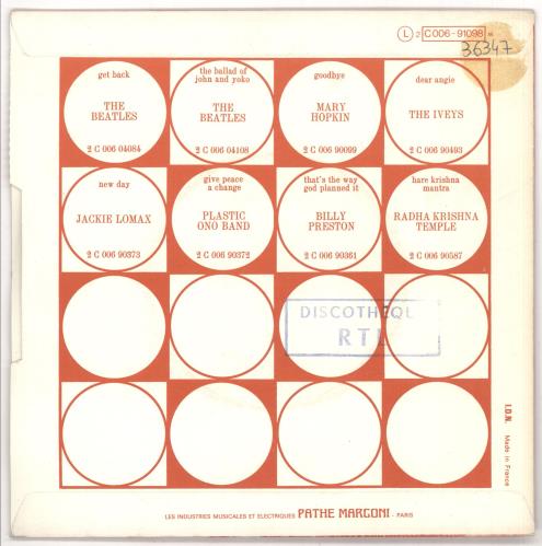 Mary Hopkin Temma Harbour 7" vinyl single (7 inch record / 45) French MHP07TE721517