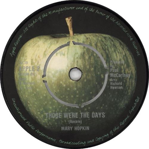 Mary Hopkin Those Were The Days 7" vinyl single (7 inch record / 45) Danish MHP07TH716491