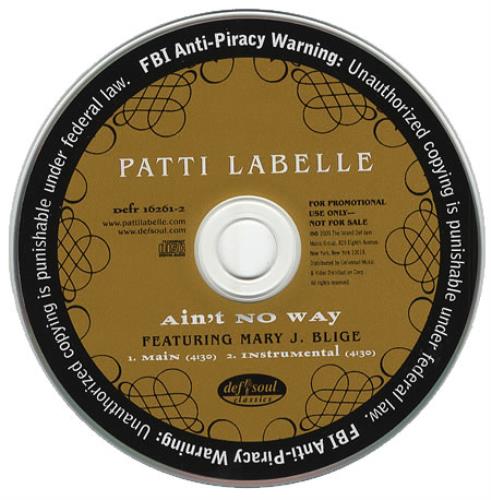 Mary J Blige Ain't No Way CD single (CD5 / 5") US MJBC5AI381307