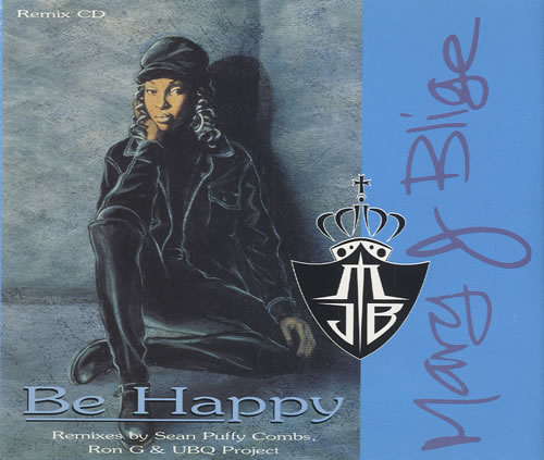 Mary J Blige Be Happy CD single (CD5 / 5") UK MJBC5BE140473