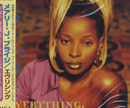 Mary J Blige Everything CD single (CD5 / 5") Japanese MJBC5EV239027