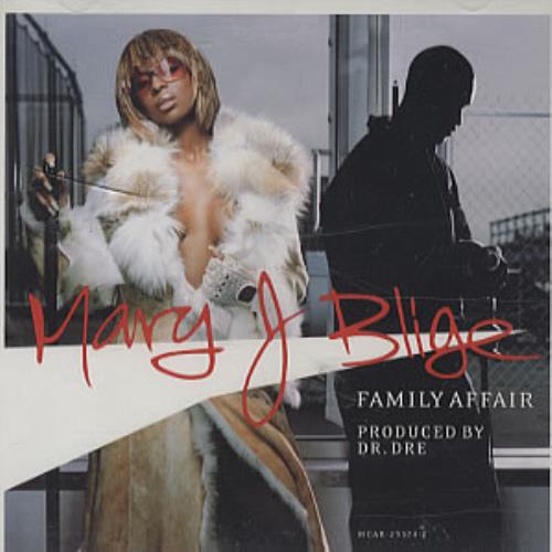 Mary J Blige Family Affair CD single (CD5 / 5") US MJBC5FA196244