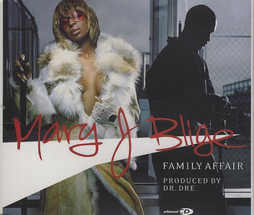 Mary J Blige Family Affair CD single (CD5 / 5") UK MJBC5FA401277