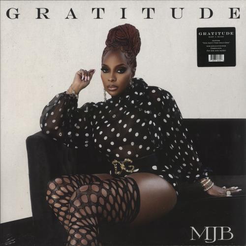 Mary J Blige Gratitude - Silver Marble Vinyl - Sealed vinyl LP album (LP record) UK MJBLPGR877044