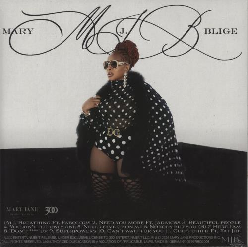 Mary J Blige Gratitude - Silver Marble Vinyl - Sealed vinyl LP album (LP record) UK MJBLPGR877044