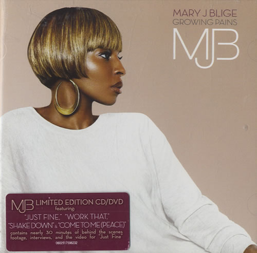 Mary J Blige Growing Pains - Deluxe Edition 2-disc CD/DVD set European MJB2DGR459513