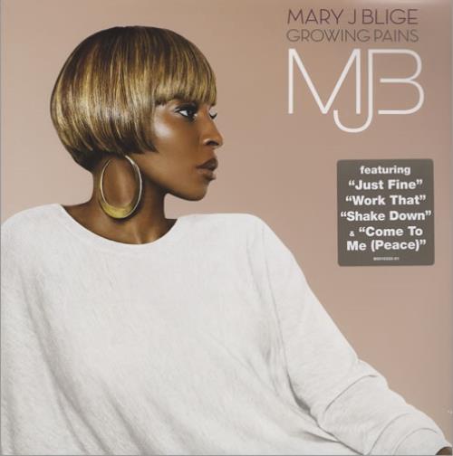 Mary J Blige Growing Pains 2-LP vinyl record set (Double LP Album) US MJB2LGR432277
