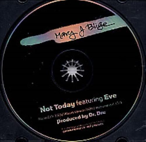 Mary J Blige Not Today CD single (CD5 / 5") US MJBC5NO269601
