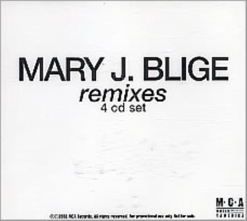 Mary J Blige Remixes CD-R acetate US MJBCRRE252565